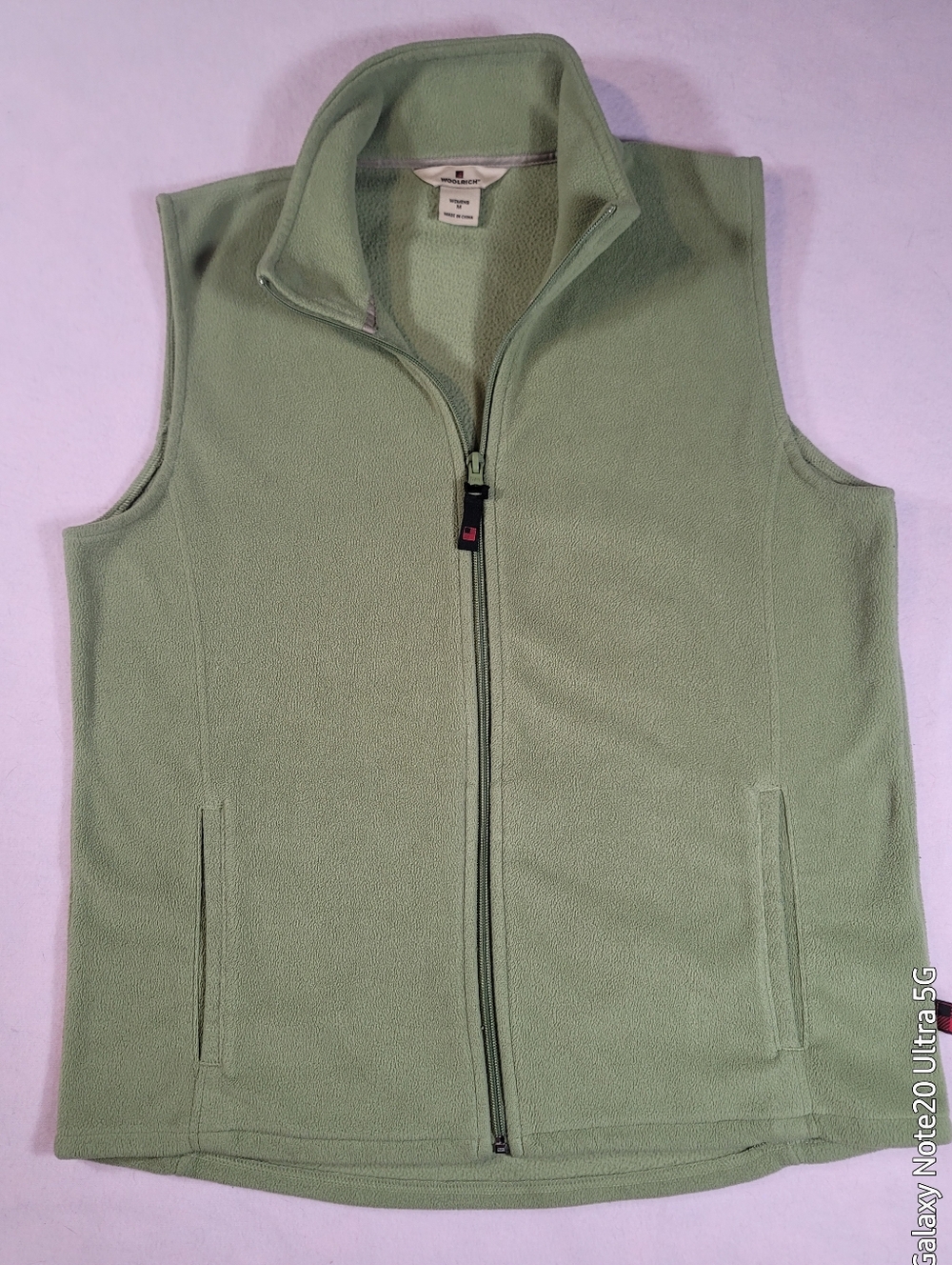 0931. Woolrich ~ Womens M ~ Fleece Vest ~ Wash and Wear